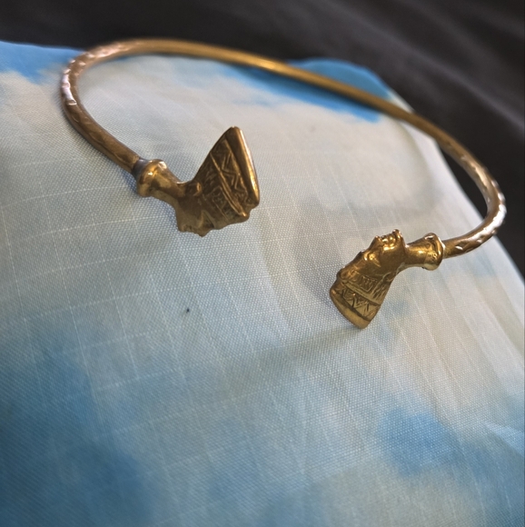 Brass Nefetiti Bracelet - Picture 1 of 6